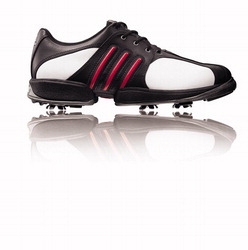 Adidas Golf Adidas Tour Traxion Golf Shoe White/Black/Red