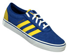 Adidas Gonzales Blue/Yellow Suede Trainers