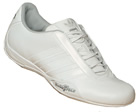 Goodyear Race White/White Leather Trainers