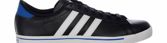 Adidas Greenstar Black/White Perforated Leather
