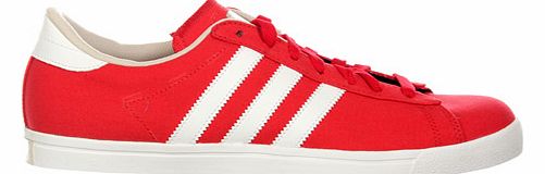 Adidas Greenstar Red/White Canvas Trainers