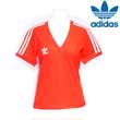 Adidas Heritage Soccer V Tee - Alarm/White