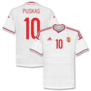 Adidas Hungary Away Puskas Shirt 2014 2015