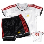 adidas Infant T-Shirt and Short Set White/Black