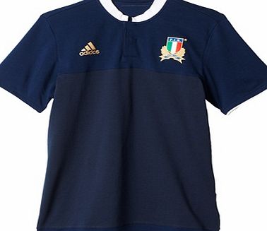 Adidas Italy Anthem Polo Navy AA0590