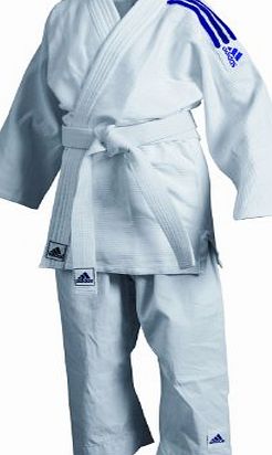 adidas J350 Unisex Judo Uniform - White, 6/190 Cm