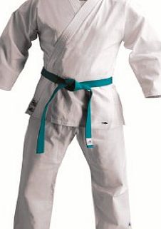 adidas K220 Unisex Karate Uniform - White, 3/160 Cm