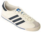 Kick White/Navy Leather Trainers