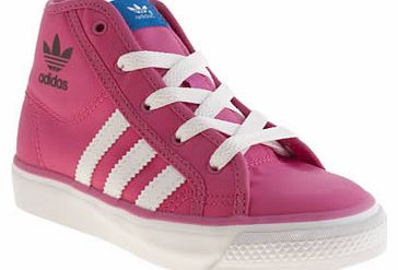 Adidas kids adidas pink nizza hi girls junior