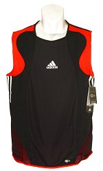 Adidas Kids Predator Pulse DLC Sleeveless Vest Black/Red Size X-Large Boys (164 cms tall)