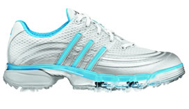 adidas Ladies Golf Shoe Powerband Sport White/Silver/Spa
