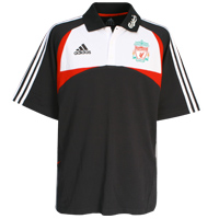 Adidas Liverpool Polo Shirt - Black/Red/White.