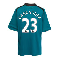 Liverpool Third Shirt 2008/09 with Carragher 23
