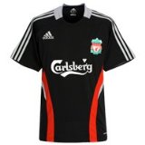 Adidas Liverpool Training Jersey - Black/Light Onix - M 40`/102cm Chest