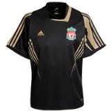 Adidas Liverpool UEFA Champions League Training Jersey - Black/Black/Gold - L 44`/112cm Chest