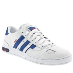 Adidas Male Ciero Leather Upper in White and Blue
