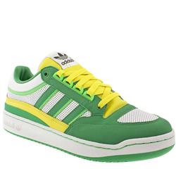 Adidas Male I.L Comp Leather Upper in White and Green