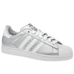 Adidas Male Superstar Ii Adicolor Leather Upper in Silver