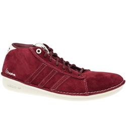 Male Vespa Special Suede Upper in Red