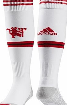 Adidas Manchester United Away Socks 2015/16 White AI6401