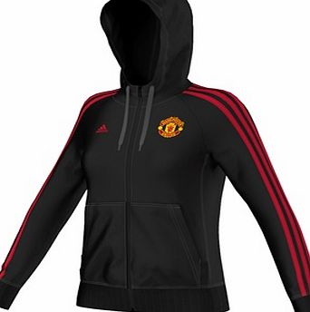 Adidas Manchester United Core Full Zip Hoody - Womens