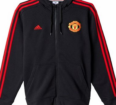 Adidas Manchester United Core Full Zip Hoody Black AC1912