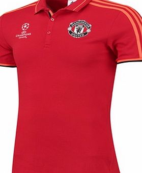 Adidas Manchester United UCL Training Polo Red AI7503