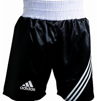 adidas Mens Boxing Short - Black/White, Medium