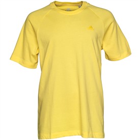 adidas Mens Essentials T-Shirt Lemon
