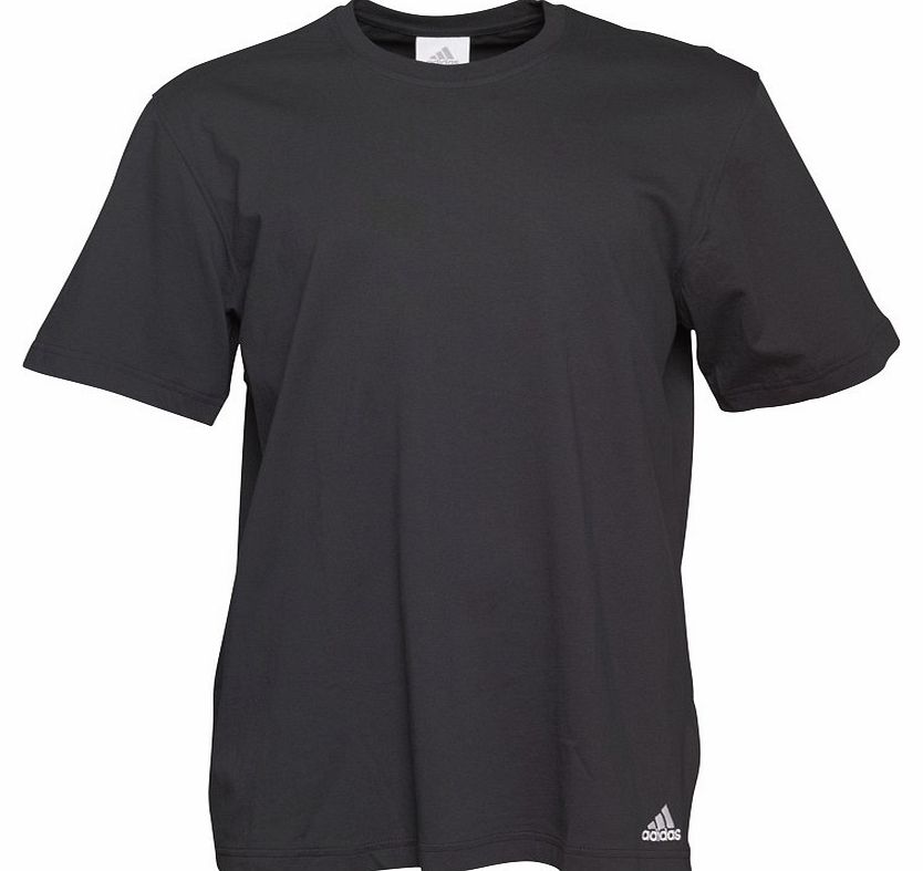 Adidas Mens Logo T-Shirt Black