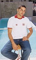 adidas Mens Short Sleeve England Top