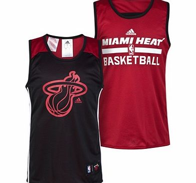 Adidas Miami Heat Winter Hoops Reversible Tank - Junior