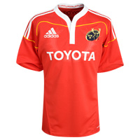 Munster Authentic Rugby Shirt - Collegiate Red.