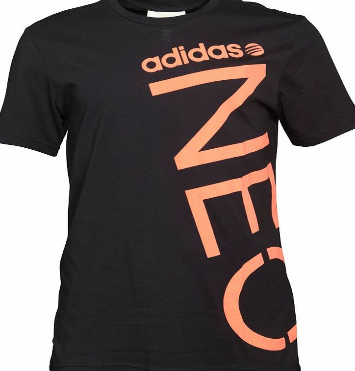 adidas Neo Mens Logo T-Shirt Black