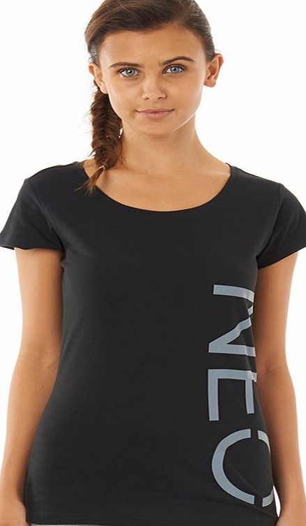 adidas Neo Womens Logo T-Shirt Black