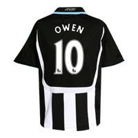 Adidas Newcastle United Home Shirt 2007/09 with Owen 10