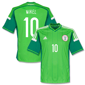 Nigeria Home Mikel Shirt 2014 2015
