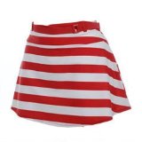 Adidas Ocean Pacific Swim Skirt Ladies Red Stripe M/L