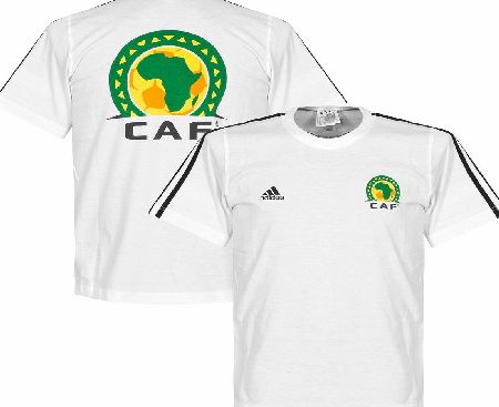 Adidas Official CAF T-Shirt - White U38504