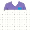 Adidas Originals Adi V-Neck T-Shirt (Dark Purple)