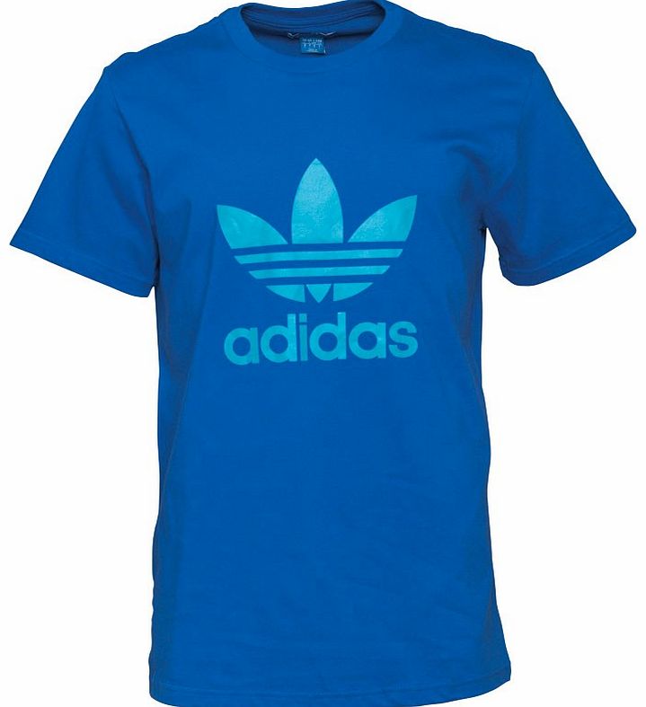 adidas Originals Mens Trefoil T-Shirt True Blue