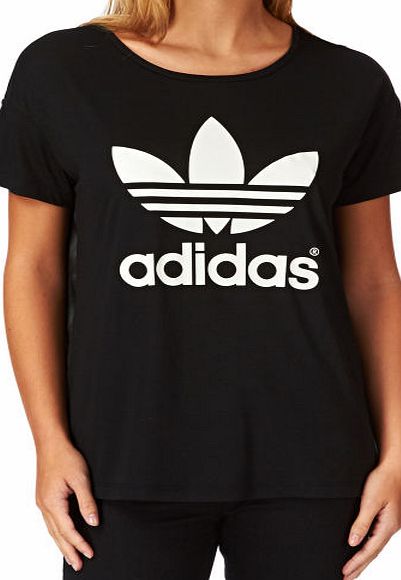 adidas originals Womens adidas originals Long T-shirt - Black