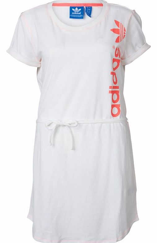 adidas Originals Womens T-Shirt Dress White