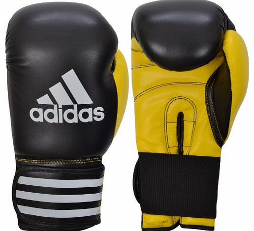 adidas Performance Boxing Sparring Gloves - Black/Yellow - 6OZ