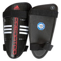 Adidas Predator Lite Shinguards - Black/White/Red.