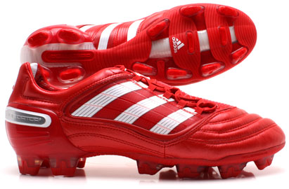 Predator X DB FG Football Boots Red/White