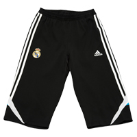 Adidas Real Madrid 3/4 Training Pants - Black/White -