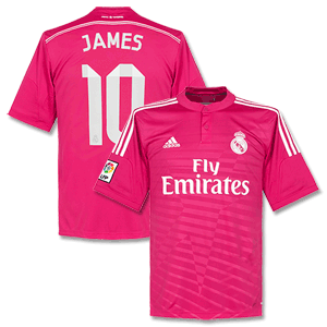Adidas Real Madrid Away James Shirt 2014 2015
