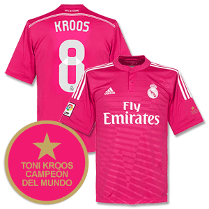 Adidas Real Madrid Away Kroos Shirt 2014 2015 Inc