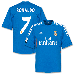 Adidas Real Madrid Away Ronaldo Shirt 2013 2014